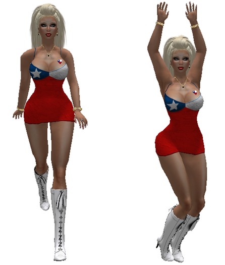 VESTIDO NUESTRA BANDERA & BOTAS