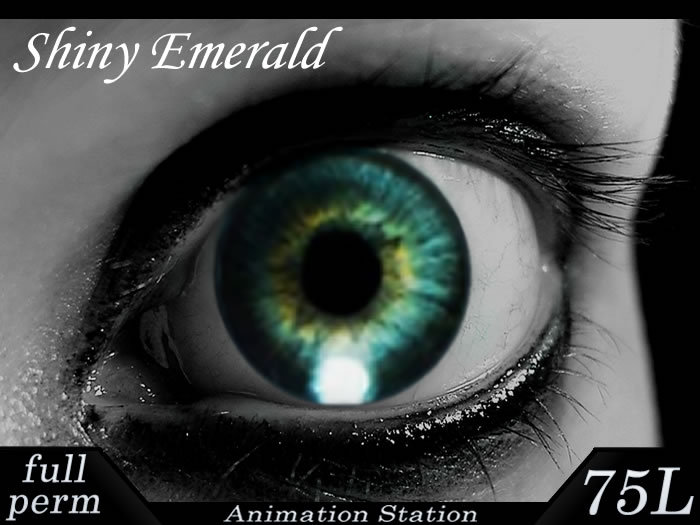 Full Perm Avatar Eyes - Shiny Emerald - by Animation Station