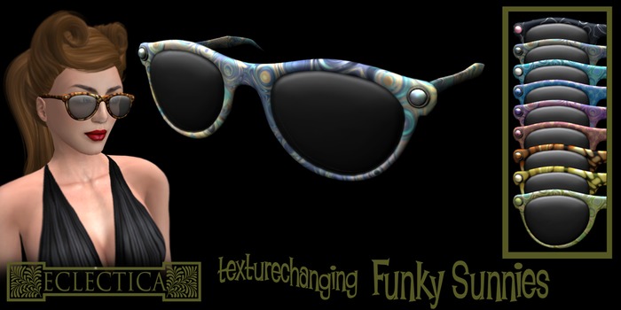 Eclectica Old Round Hippy Glasses