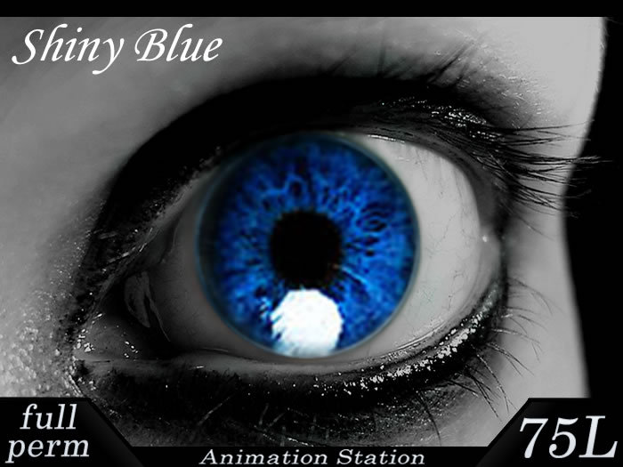 Full Perm Avatar Eyes - Shiny Blue - by Animation Station