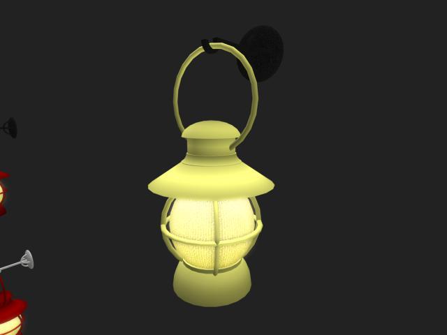 Craft Lantern Country Yellow/Black