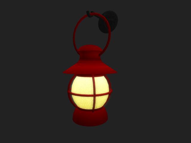 Craft Lantern Country Red/Black