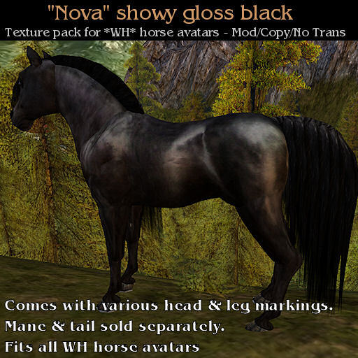 WH - Nova - showy gloss black Texture Pack