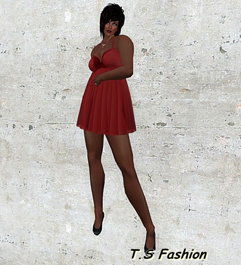 Cocktail Dress (Red)