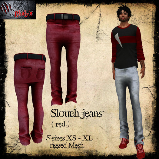 :: Chaly's :: Slouch Jeans purple