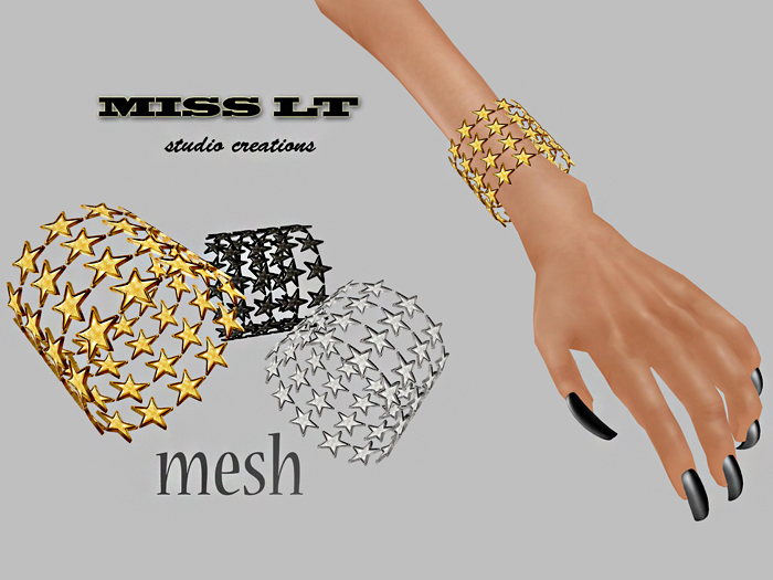 Miss LT - Star mesh bangles