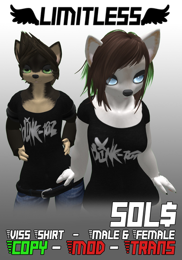 Limitless - Viss - Blink 182 - Black Shirt