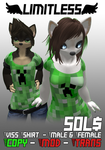 Limitless - Viss - Creeper Shirt