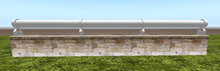 Pipe Barrier with Wall 1