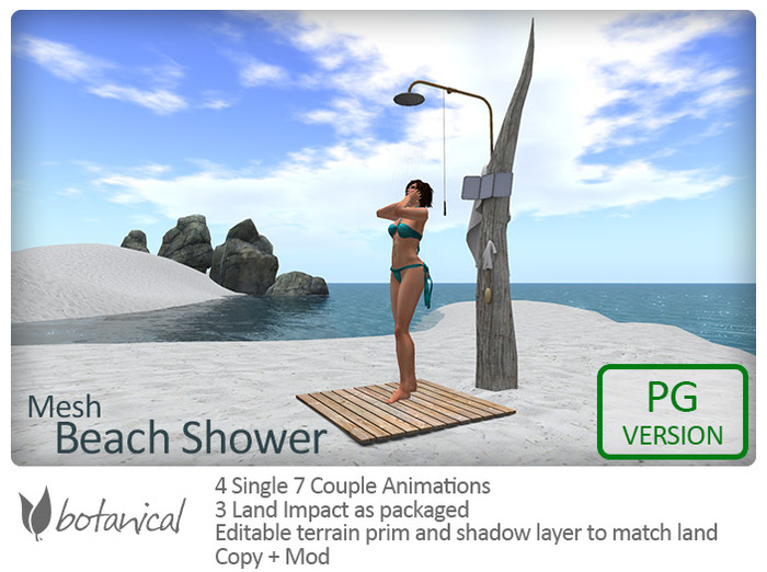 Botanical Beach Shower PG