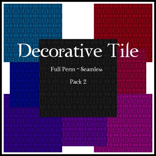 Eternal Creativity ~ Decorative Tile pack 2
