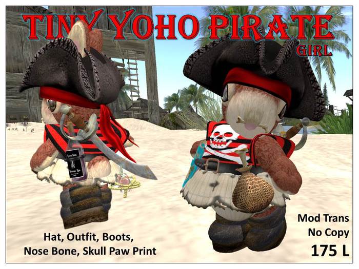 Tiny YoHo Pirate Girl 