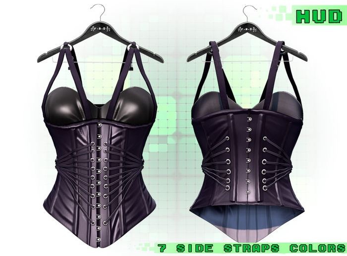 :{F.A.D.}: Halyna Strapped Corset Nightfall