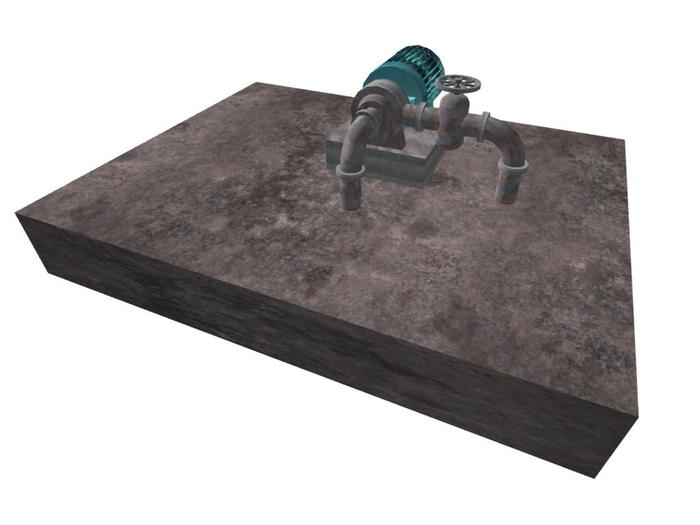 RiRa - MEDIUM Water Pump with pipes MESH