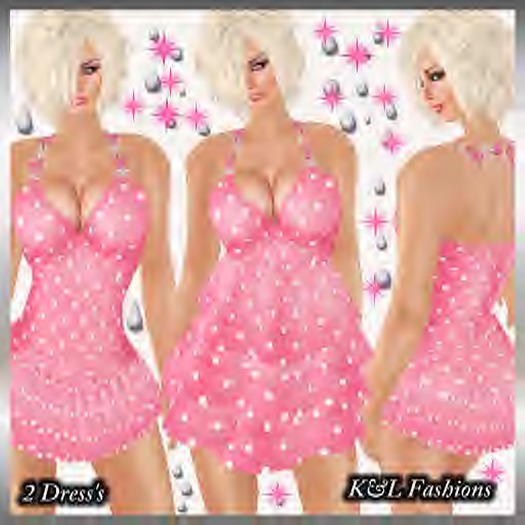 K&L Dress Summer Pink
