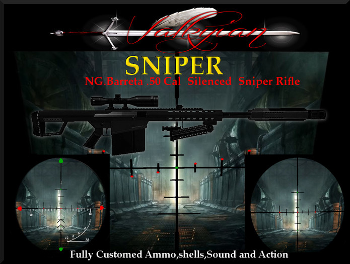 Sniper-NG.Barretta .50 Calibur Sniper Long Ranged Rifle