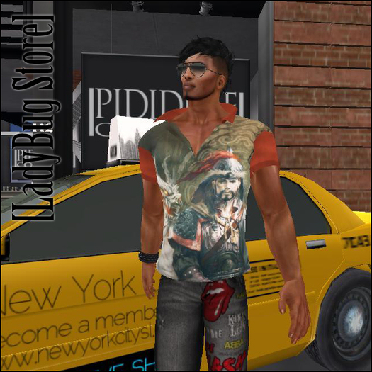 [LadyBug Store] T-shirt Samuray