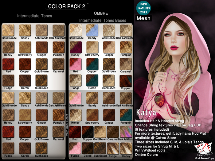 ^;^CaTwA^;^ Mesh Katya Hair [2]