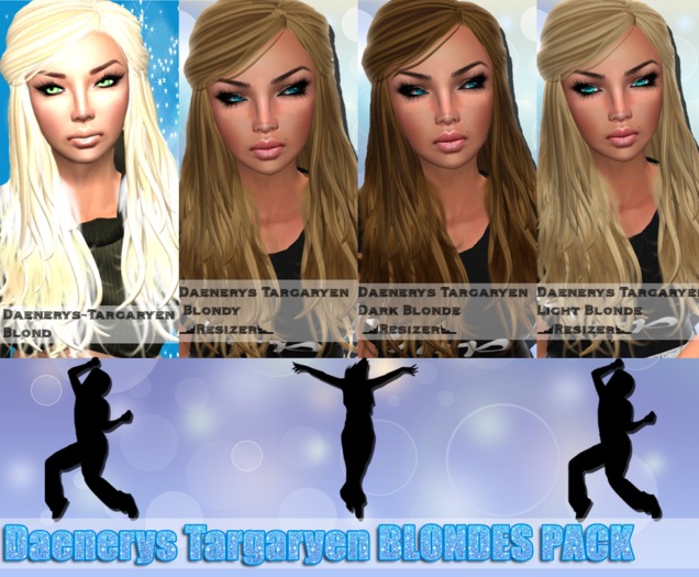 Daenerys Targaryen BLONDES Pack
