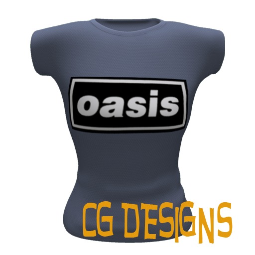 Second Life Marketplace - Women's Oasis T Shirt ++MESH++