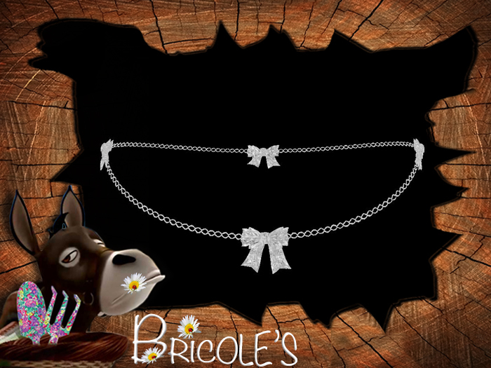 " Bow " Diamond Belly Chain
