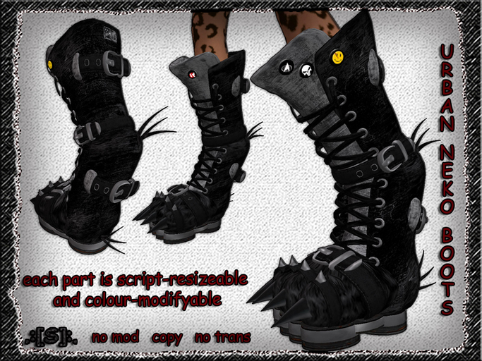 .:[S]:. Urban Neko Boots (box)