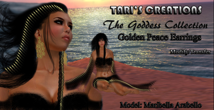Tari's Creations-TheGoddessCollection-Golden Peace Earrings Box
