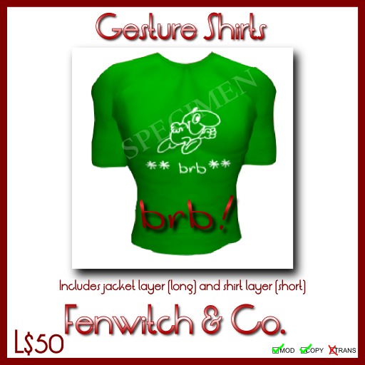 Gesture T Shirt - BRB!