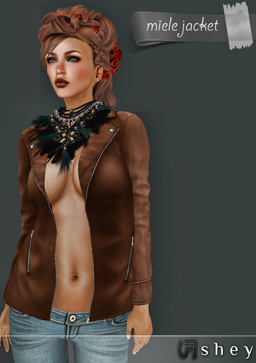 SHEY -Miele Leather Moto Jacket Demo