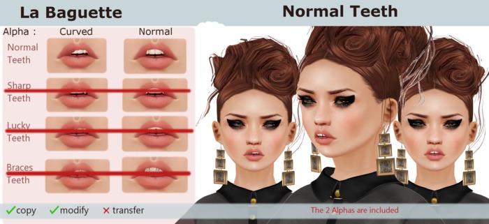 [La Baguette] Teeth 3 NORMAL