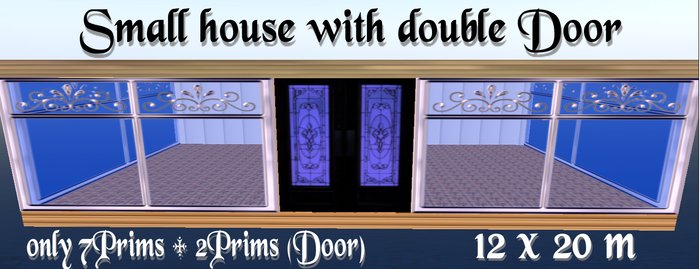 House 12x20m with Door