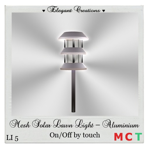 Solar Lawn Light - Aluminium Mesh Boxed-4