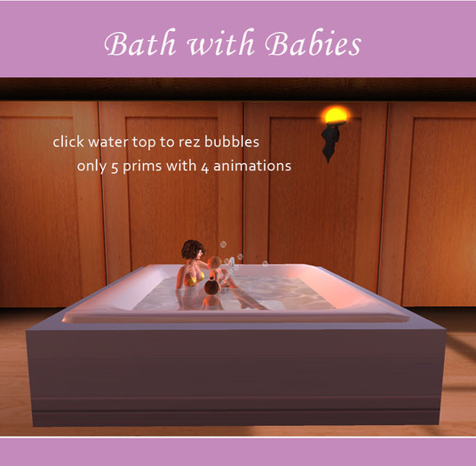 Promo: ZM Creation - Bath with Baby - Blue (bubbles)