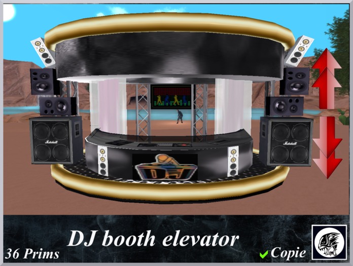DJ booth elevator (36 Prims)
