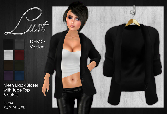 Lust - Mesh Sports Top - Demo - 5 SIzes