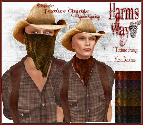 Harm's Way Shane Straw Hat texture change