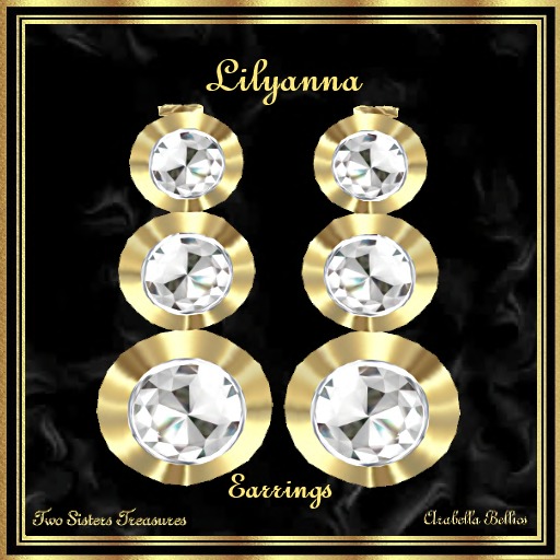 TST - LILYANNA DIAMOND EARRINGS YG.