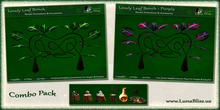 Lovely Leaf Benches Combo Pack - With Multiple Animations & Accessories