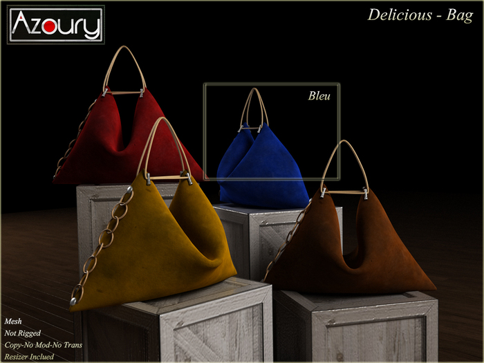 AZOURY - Delicious Bag Blue