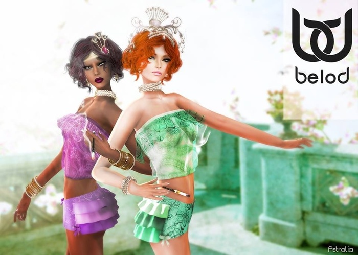 BeloD - ELY Top and Panties (rose)