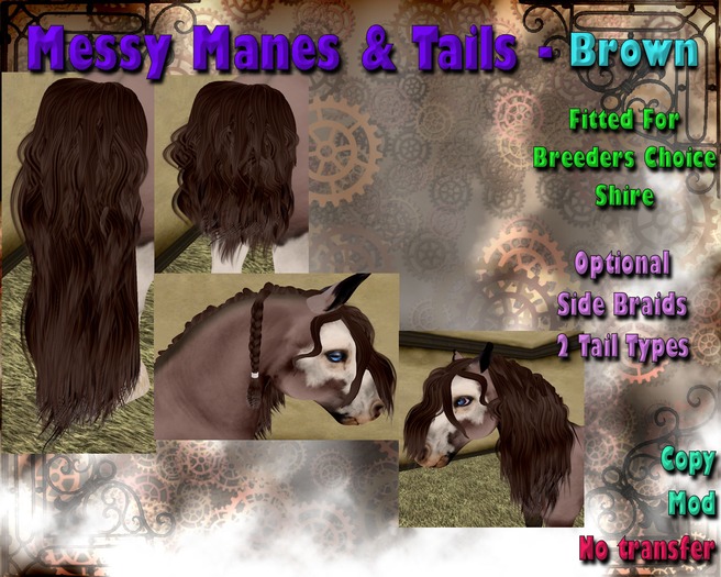 *SC* Messy Manes & Tails (Shire) - Brown