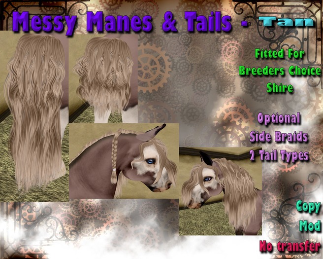 *SC* Messy Manes & Tails (Shire) - Tan