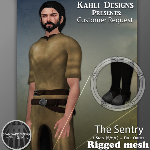Second Life Marketplace - {KD} Kahli Designs - The Sentry - Sand