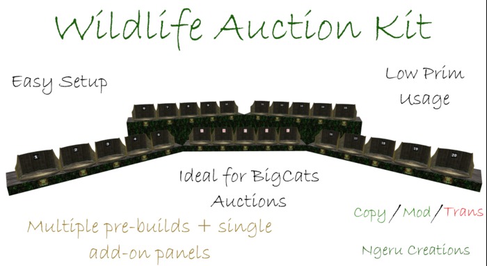 Wildlife Auction Set