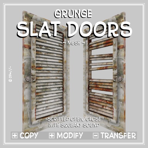 !:P:! :: Grunge Slat Doors