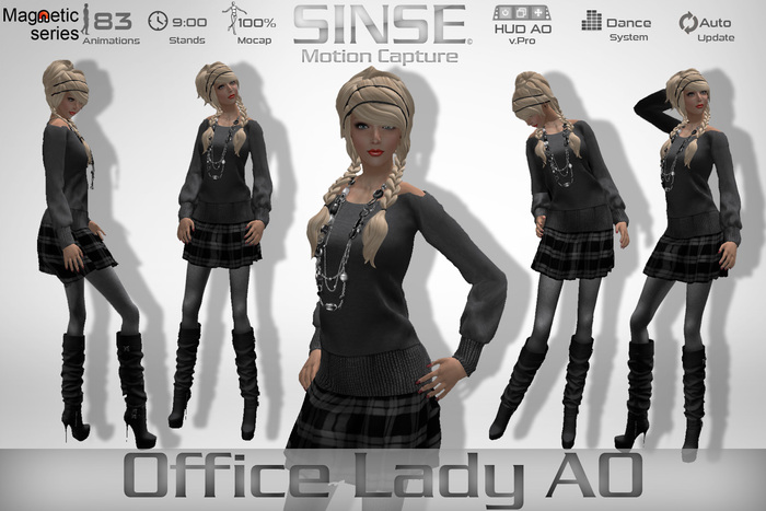 [SINSE] Office Lady AO Motion Capture
