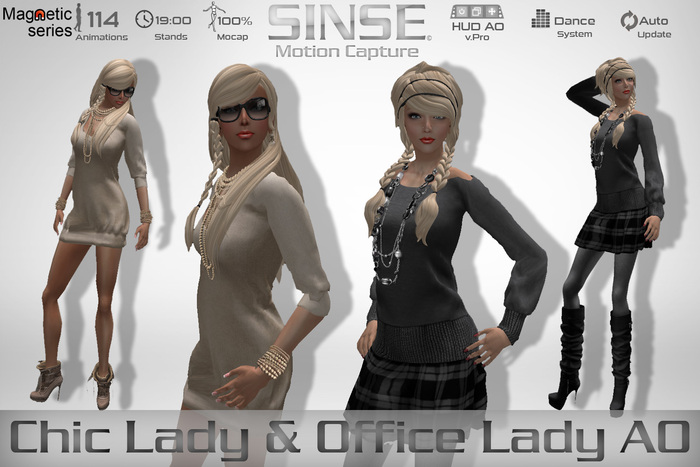 [SINSE] Chic Lady & Office Lady AO Motion Capture