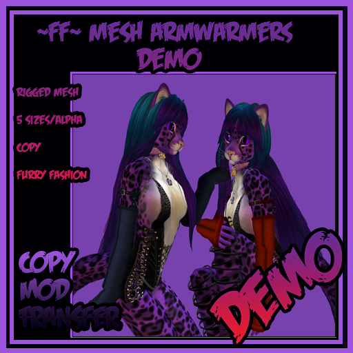 ~FF~ Mesh Armwarmers DEMO