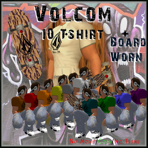 12 T-shirt VOLCOM+Skate