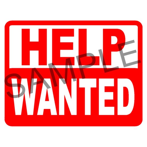HELP WANTED SIGN 01 great  for recruiting emloyees